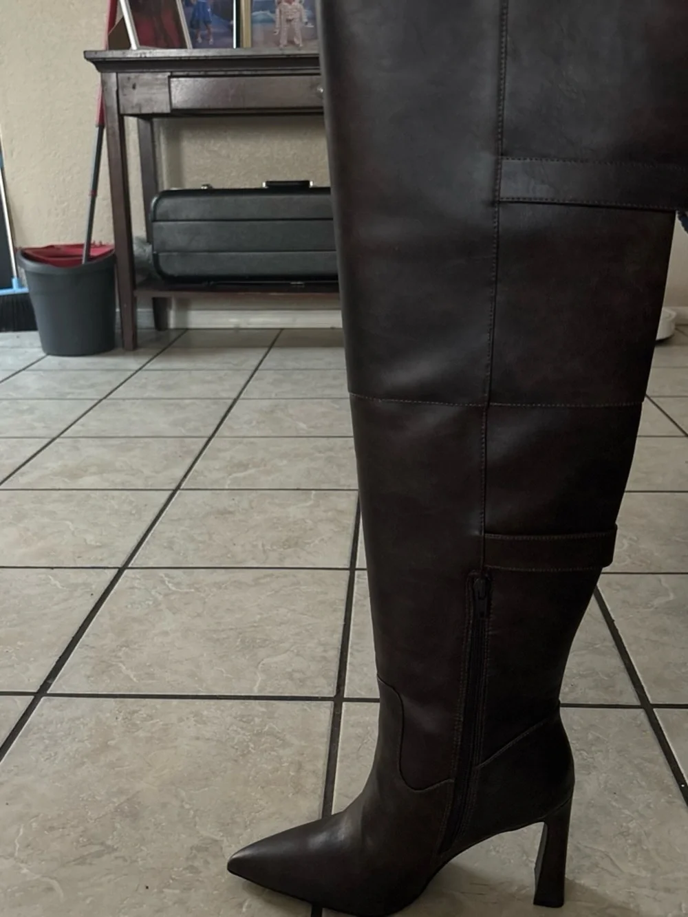 Over the Knee Buckle Boots